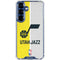 NBA Utah Jazz Split Canvas Galaxy S25 Clear Case